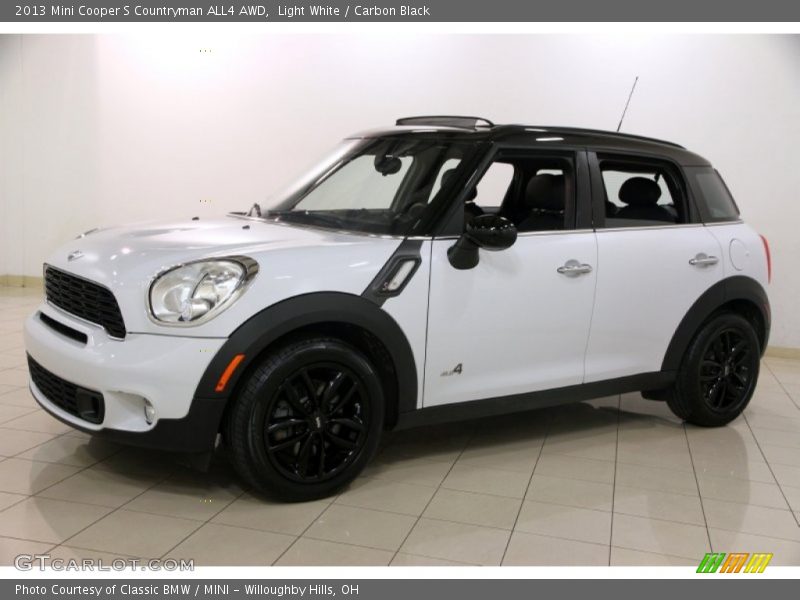 Light White / Carbon Black 2013 Mini Cooper S Countryman ALL4 AWD