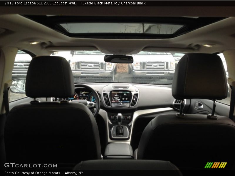 Tuxedo Black Metallic / Charcoal Black 2013 Ford Escape SEL 2.0L EcoBoost 4WD