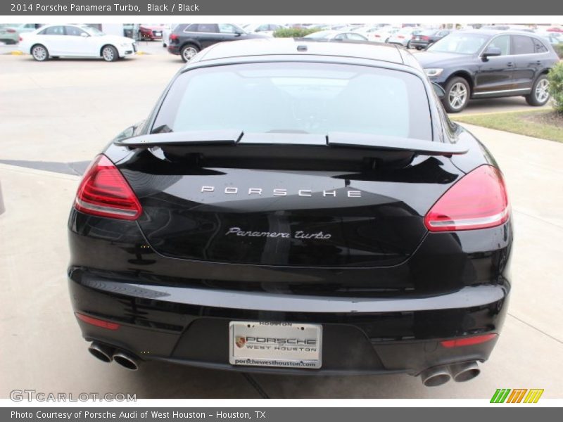 Black / Black 2014 Porsche Panamera Turbo