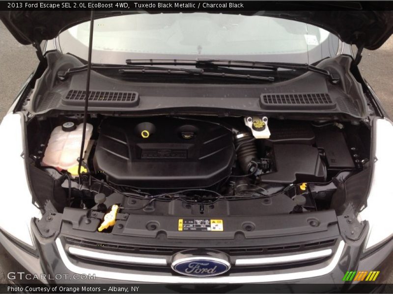 Tuxedo Black Metallic / Charcoal Black 2013 Ford Escape SEL 2.0L EcoBoost 4WD