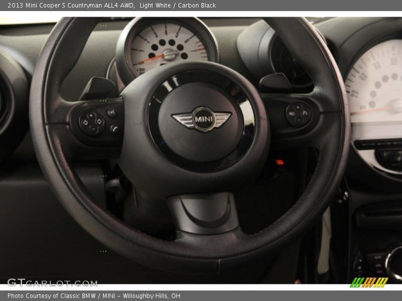 Light White / Carbon Black 2013 Mini Cooper S Countryman ALL4 AWD