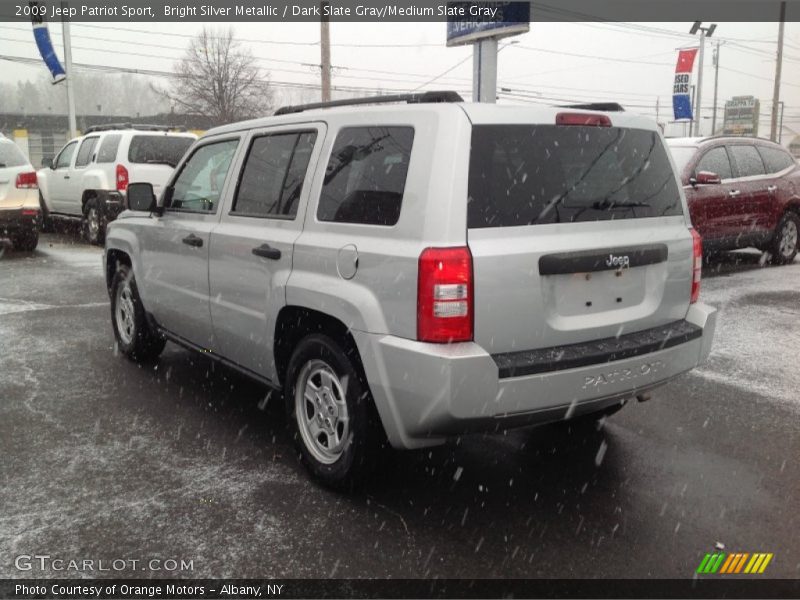 Bright Silver Metallic / Dark Slate Gray/Medium Slate Gray 2009 Jeep Patriot Sport