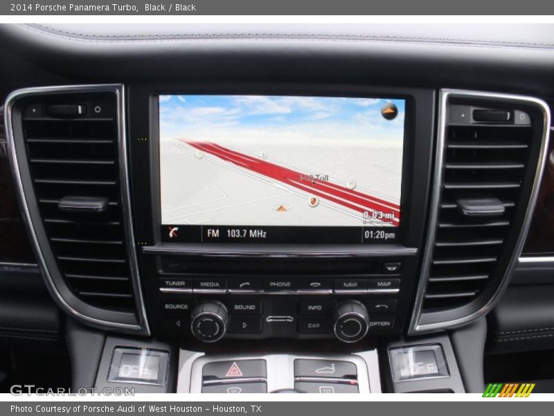 Navigation of 2014 Panamera Turbo