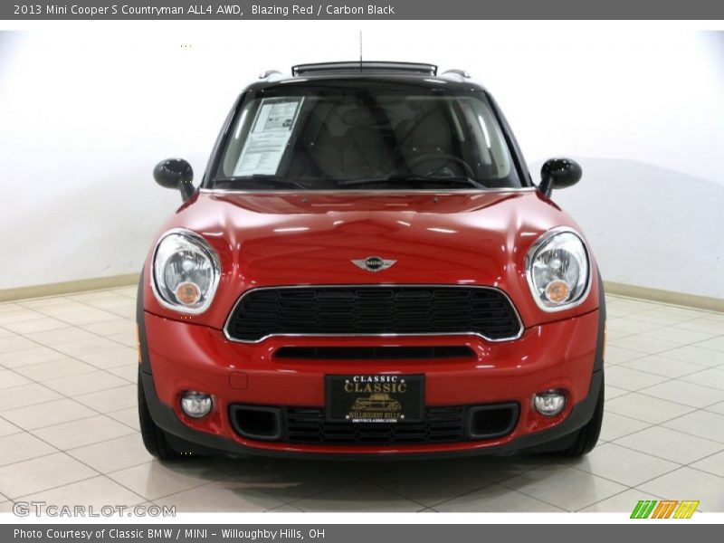 Blazing Red / Carbon Black 2013 Mini Cooper S Countryman ALL4 AWD