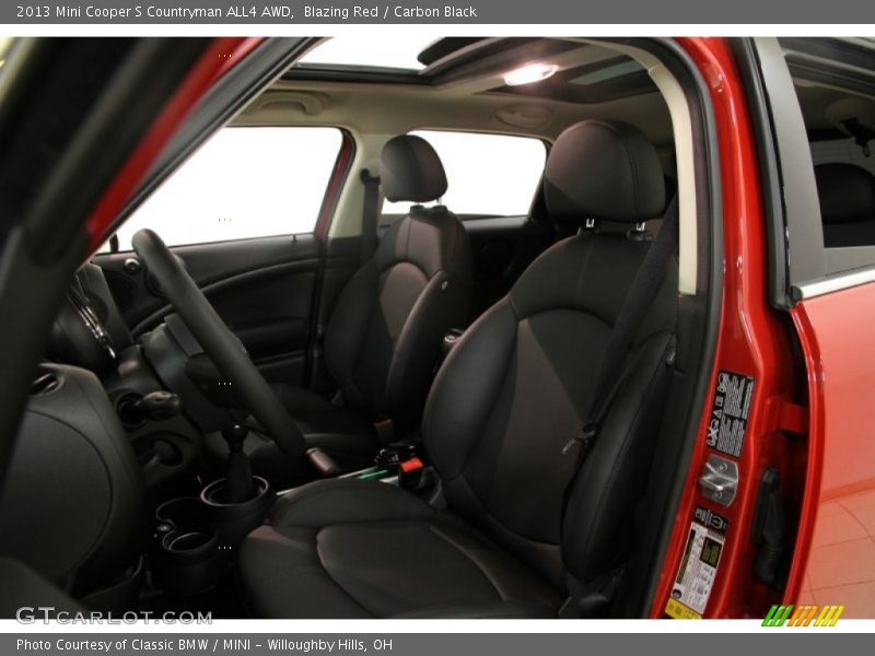 Blazing Red / Carbon Black 2013 Mini Cooper S Countryman ALL4 AWD