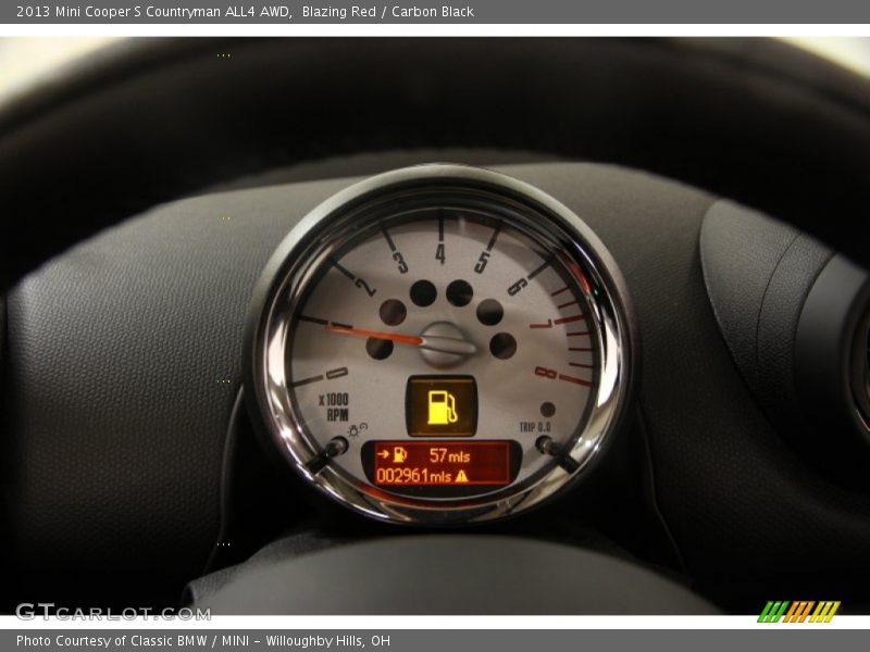 Blazing Red / Carbon Black 2013 Mini Cooper S Countryman ALL4 AWD