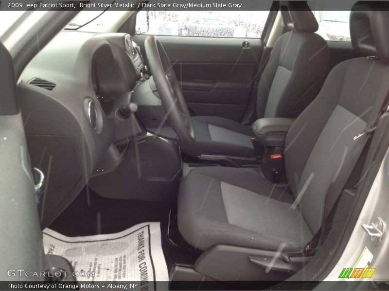 Bright Silver Metallic / Dark Slate Gray/Medium Slate Gray 2009 Jeep Patriot Sport