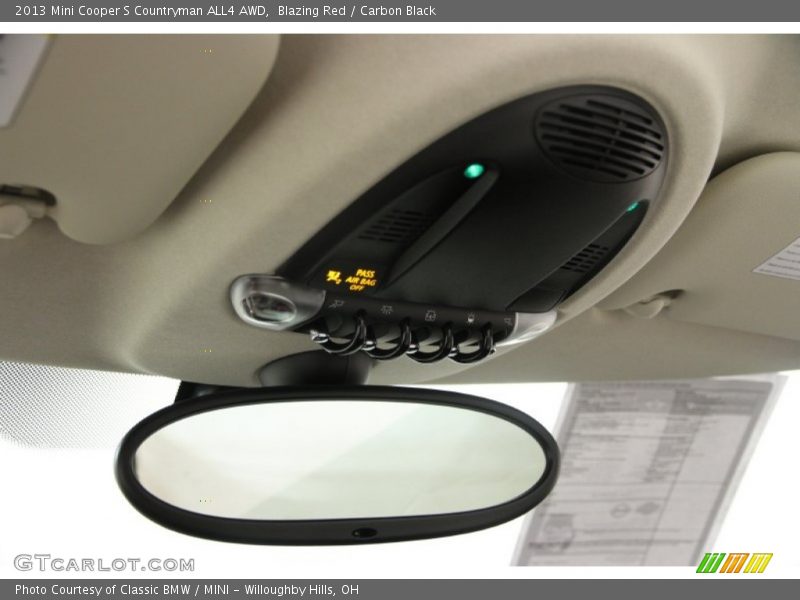 Blazing Red / Carbon Black 2013 Mini Cooper S Countryman ALL4 AWD