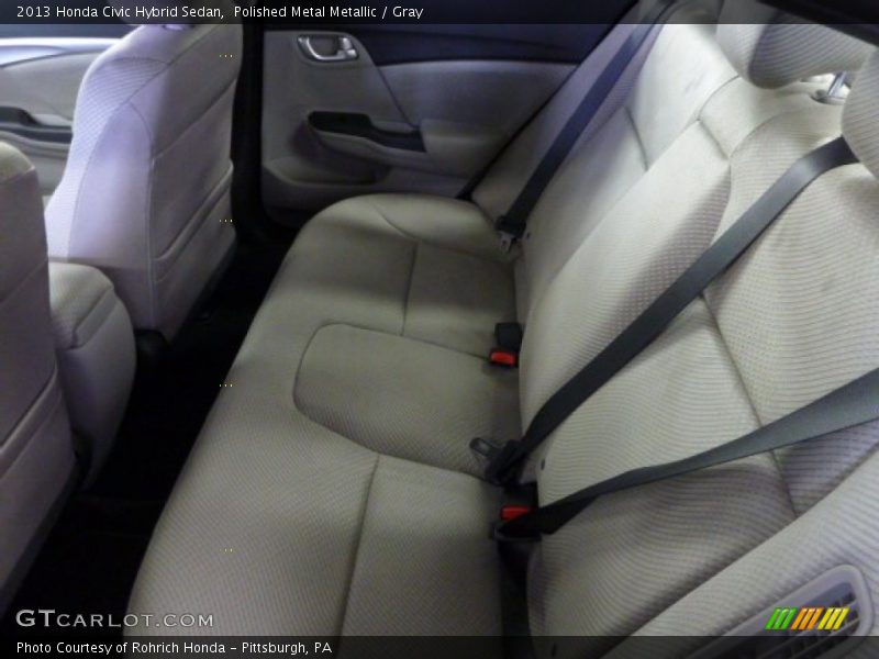 Polished Metal Metallic / Gray 2013 Honda Civic Hybrid Sedan