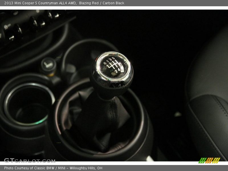 Blazing Red / Carbon Black 2013 Mini Cooper S Countryman ALL4 AWD