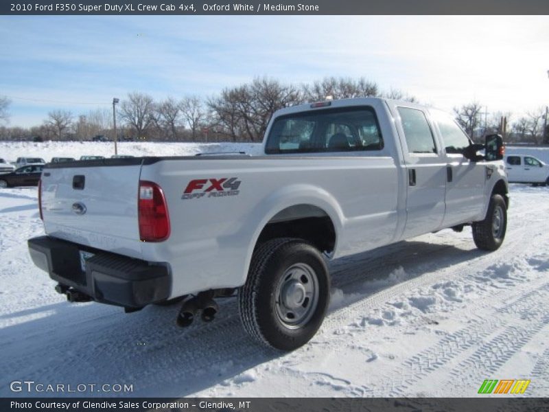 Oxford White / Medium Stone 2010 Ford F350 Super Duty XL Crew Cab 4x4