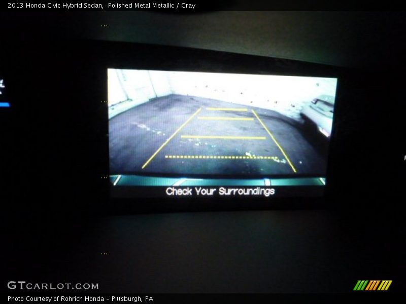 Polished Metal Metallic / Gray 2013 Honda Civic Hybrid Sedan