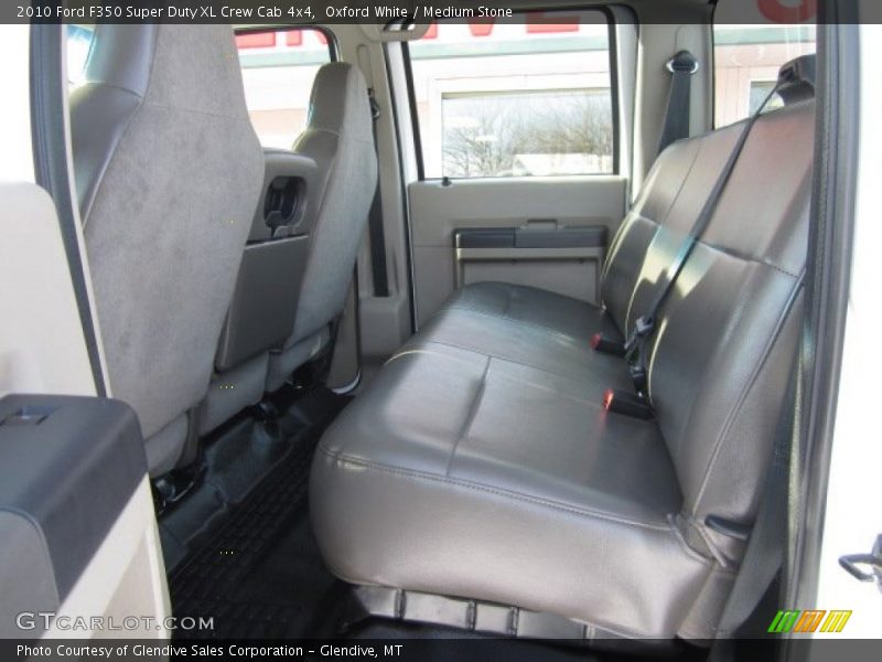 Oxford White / Medium Stone 2010 Ford F350 Super Duty XL Crew Cab 4x4