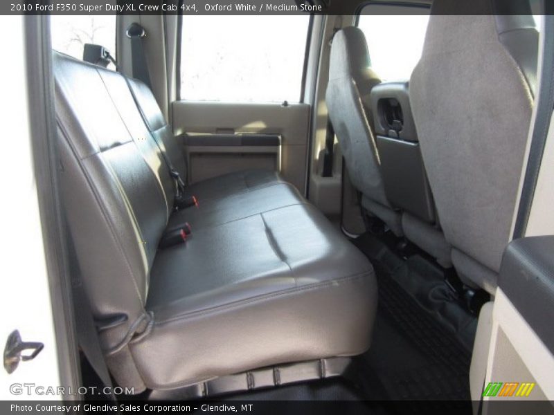 Oxford White / Medium Stone 2010 Ford F350 Super Duty XL Crew Cab 4x4