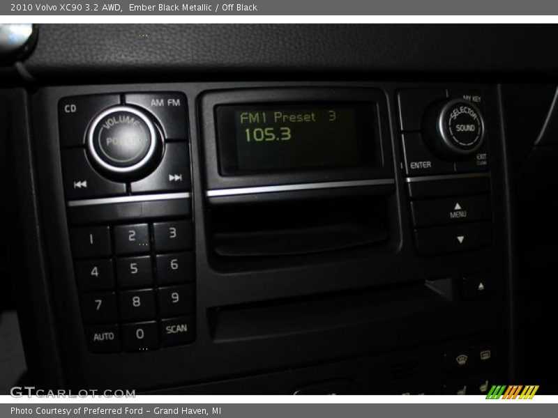 Ember Black Metallic / Off Black 2010 Volvo XC90 3.2 AWD