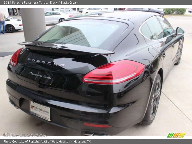 Black / Black/Cream 2014 Porsche Panamera Turbo