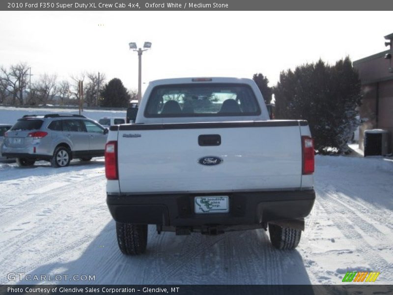 Oxford White / Medium Stone 2010 Ford F350 Super Duty XL Crew Cab 4x4