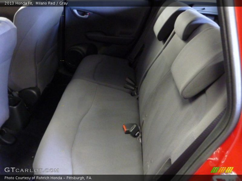 Milano Red / Gray 2013 Honda Fit