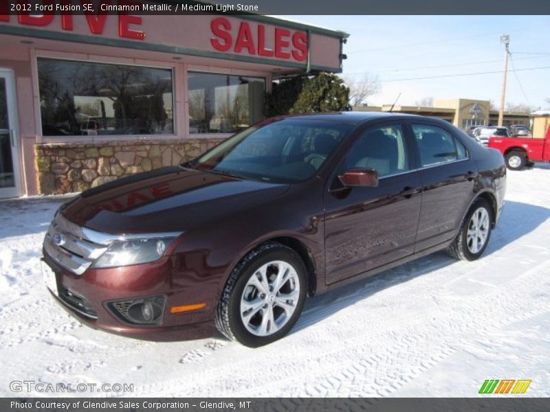 Cinnamon Metallic / Medium Light Stone 2012 Ford Fusion SE