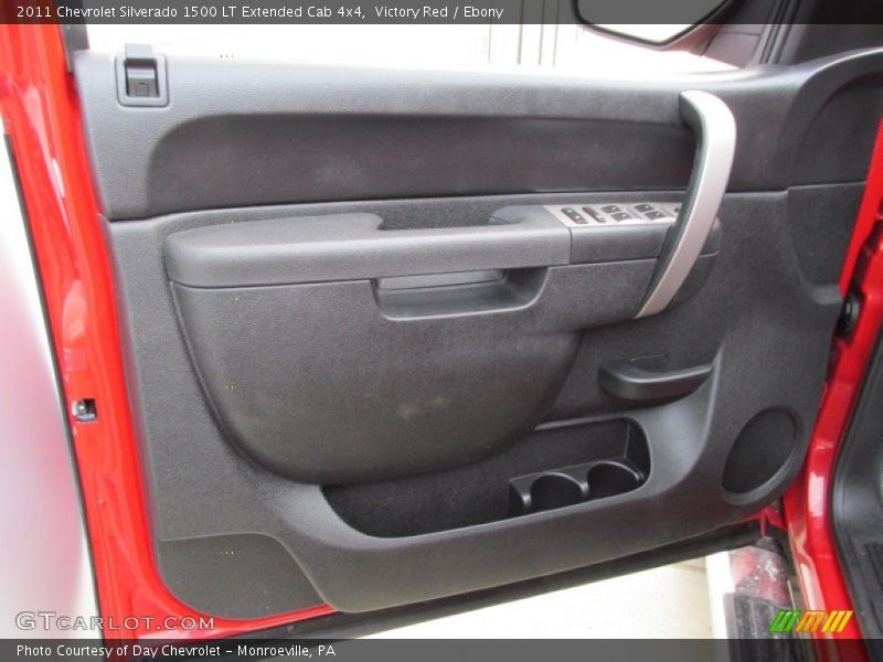 Victory Red / Ebony 2011 Chevrolet Silverado 1500 LT Extended Cab 4x4