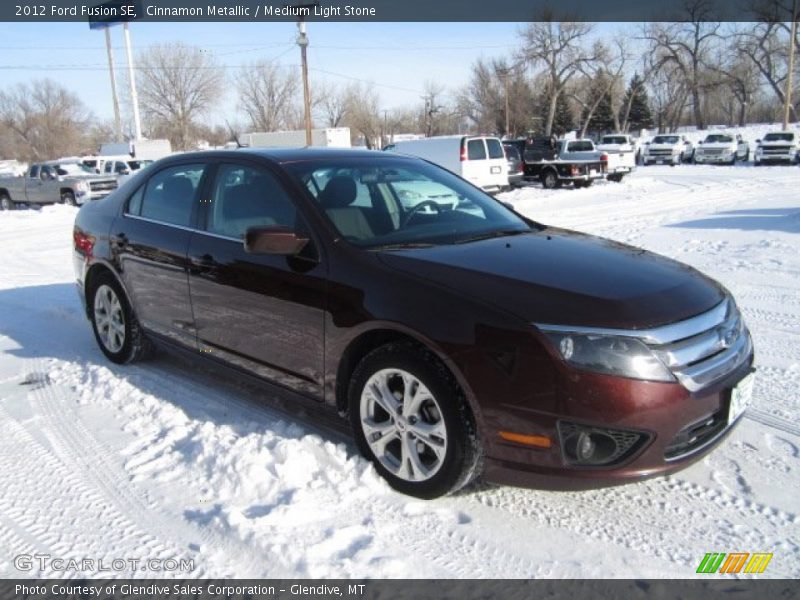 Cinnamon Metallic / Medium Light Stone 2012 Ford Fusion SE