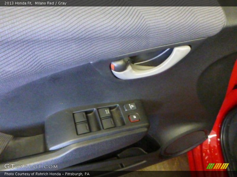Milano Red / Gray 2013 Honda Fit