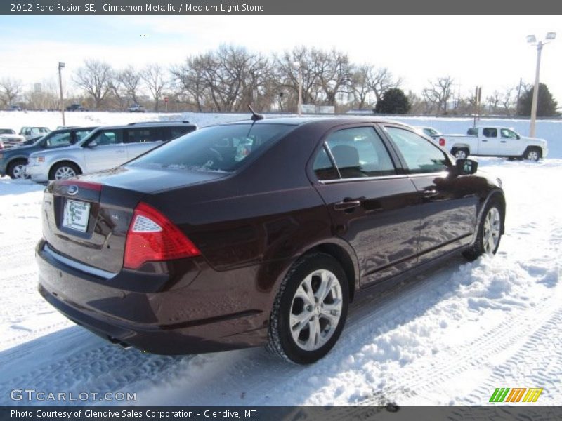 Cinnamon Metallic / Medium Light Stone 2012 Ford Fusion SE