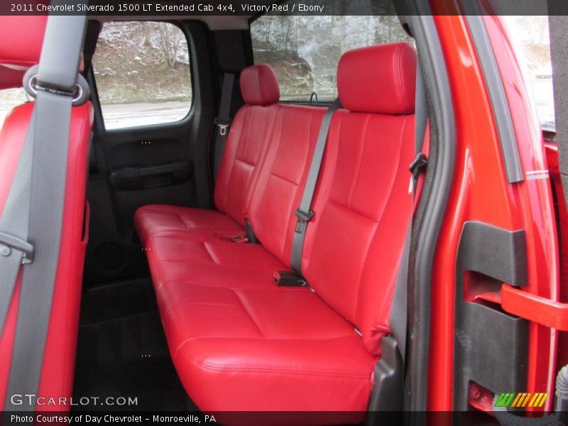 Victory Red / Ebony 2011 Chevrolet Silverado 1500 LT Extended Cab 4x4