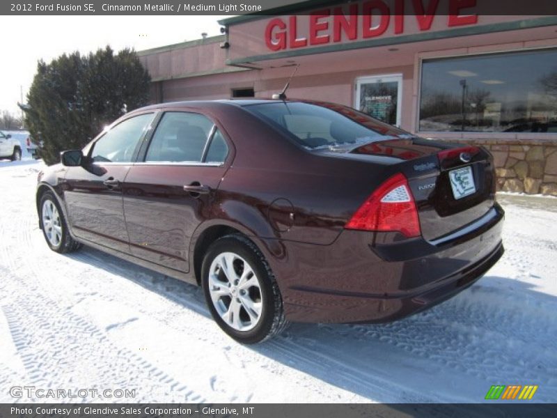 Cinnamon Metallic / Medium Light Stone 2012 Ford Fusion SE
