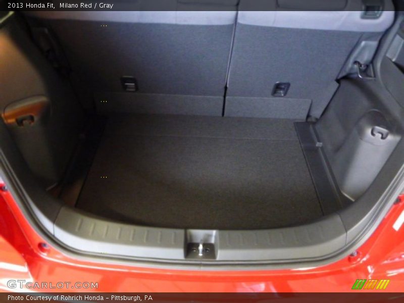Milano Red / Gray 2013 Honda Fit