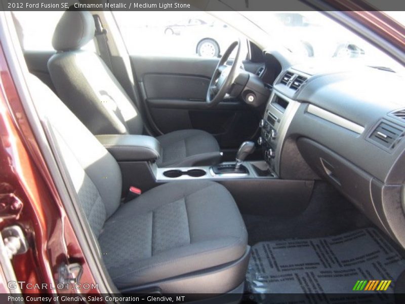 Cinnamon Metallic / Medium Light Stone 2012 Ford Fusion SE