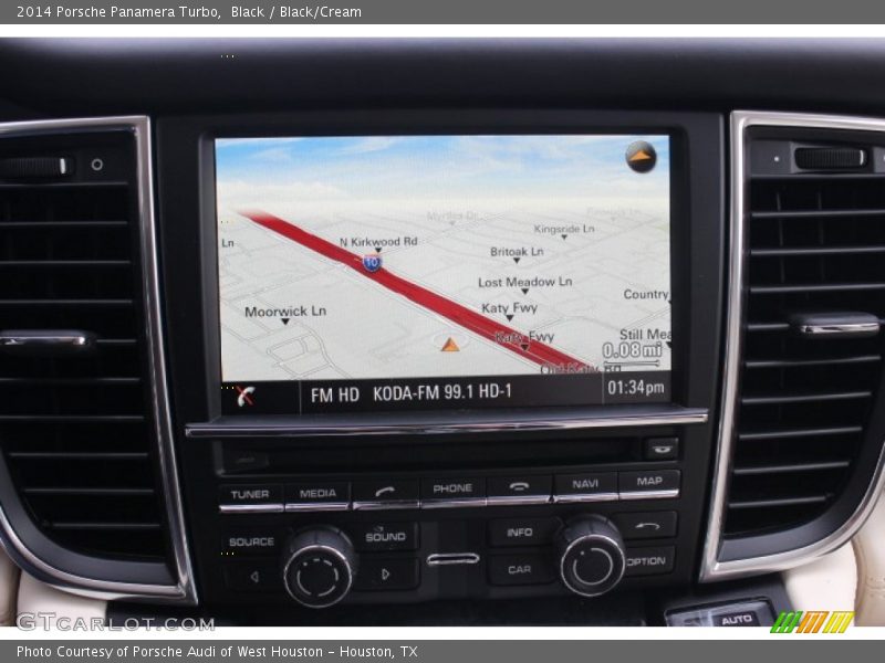 Navigation of 2014 Panamera Turbo