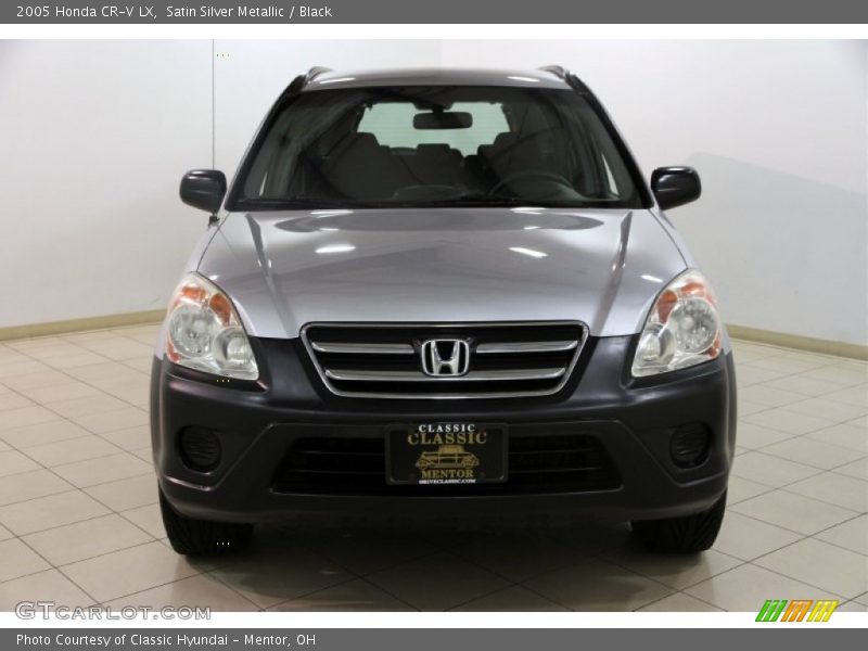 Satin Silver Metallic / Black 2005 Honda CR-V LX