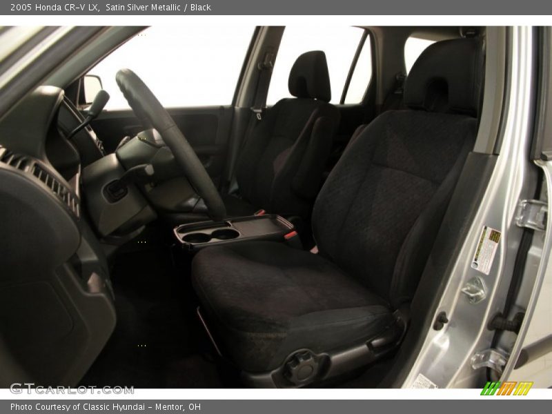 Satin Silver Metallic / Black 2005 Honda CR-V LX