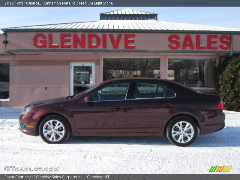 Cinnamon Metallic / Medium Light Stone 2012 Ford Fusion SE