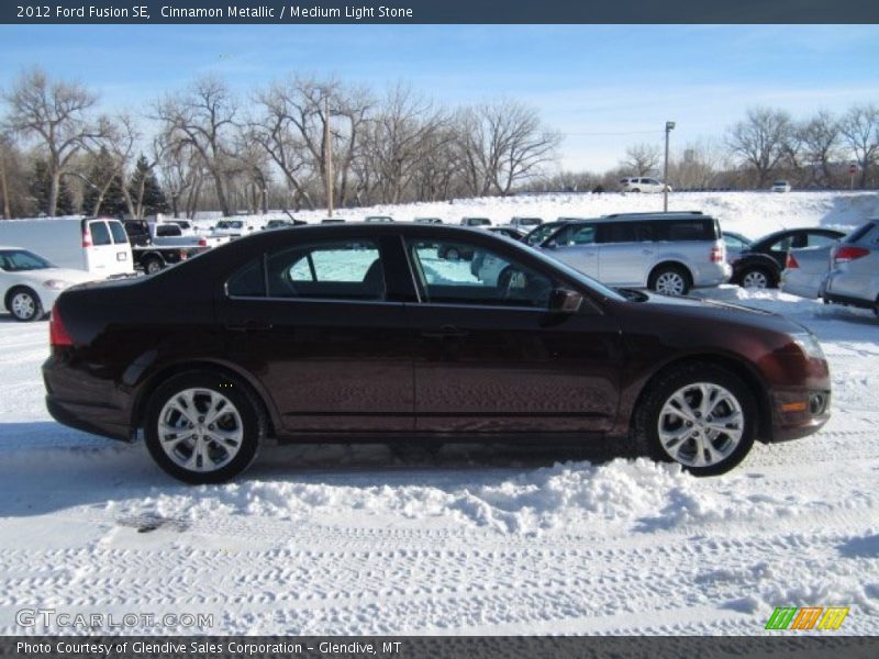 Cinnamon Metallic / Medium Light Stone 2012 Ford Fusion SE