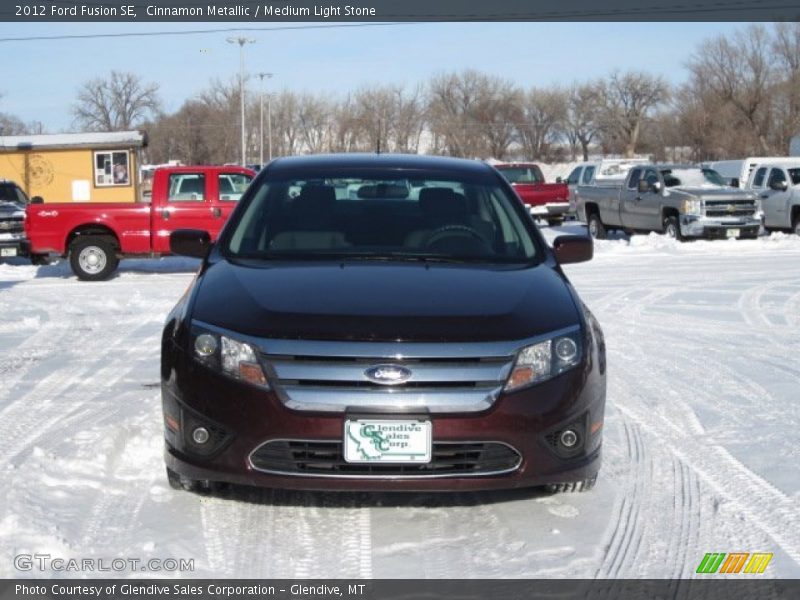 Cinnamon Metallic / Medium Light Stone 2012 Ford Fusion SE