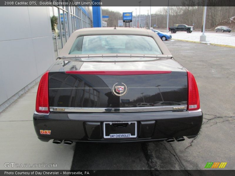 Double Espresso / Light Linen/Cocoa 2008 Cadillac DTS