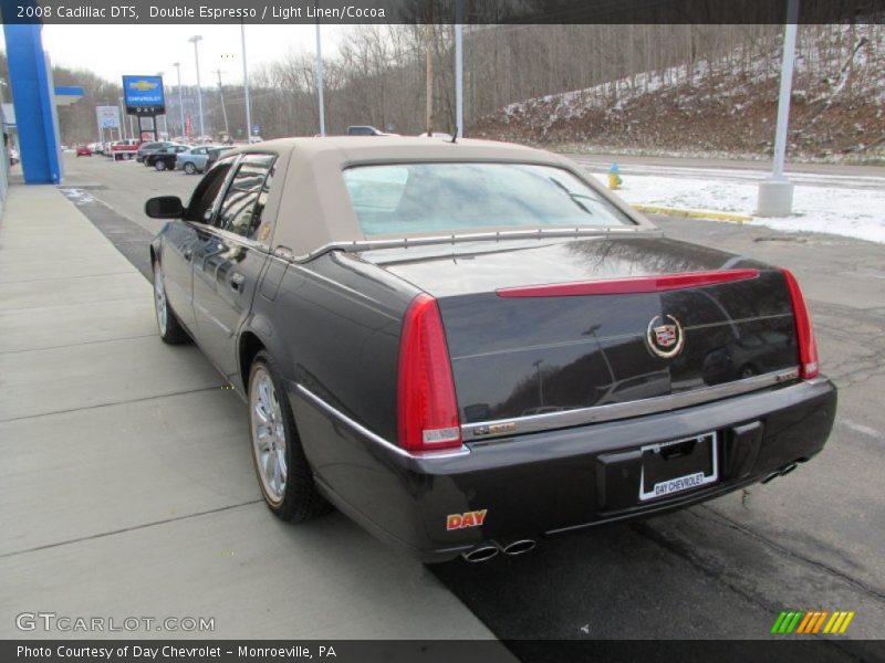 Double Espresso / Light Linen/Cocoa 2008 Cadillac DTS