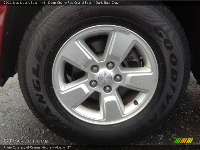 Deep Cherry Red Crystal Pearl / Dark Slate Gray 2011 Jeep Liberty Sport 4x4