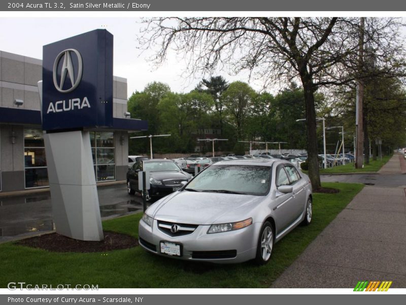 Satin Silver Metallic / Ebony 2004 Acura TL 3.2