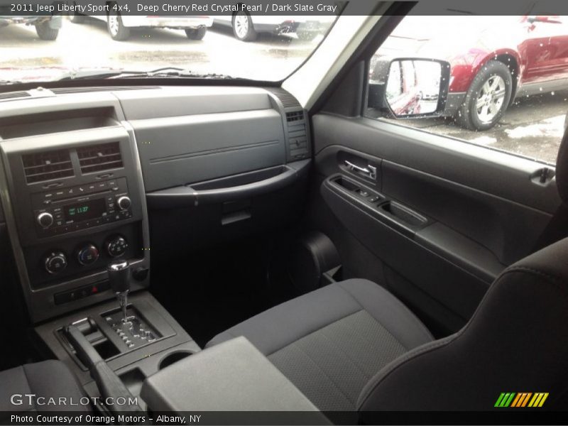 Deep Cherry Red Crystal Pearl / Dark Slate Gray 2011 Jeep Liberty Sport 4x4