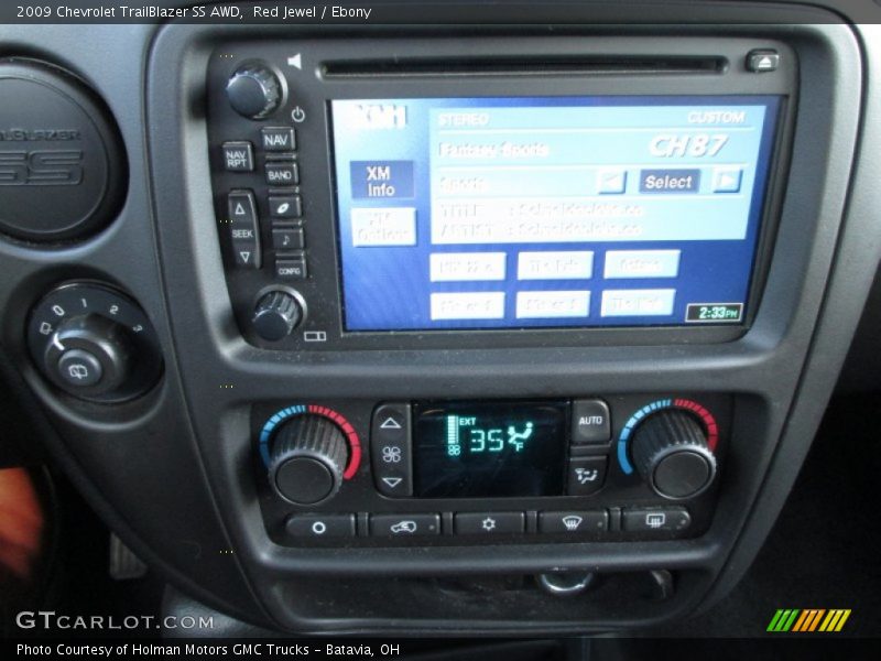 Controls of 2009 TrailBlazer SS AWD