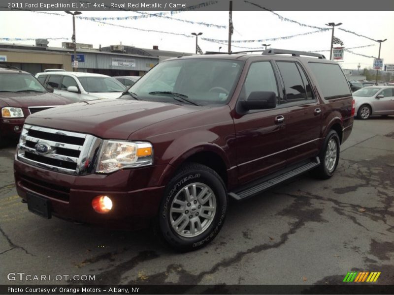 Royal Red Metallic / Camel 2011 Ford Expedition EL XLT 4x4