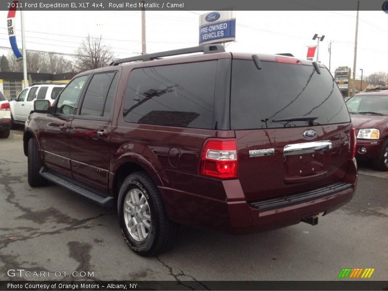 Royal Red Metallic / Camel 2011 Ford Expedition EL XLT 4x4