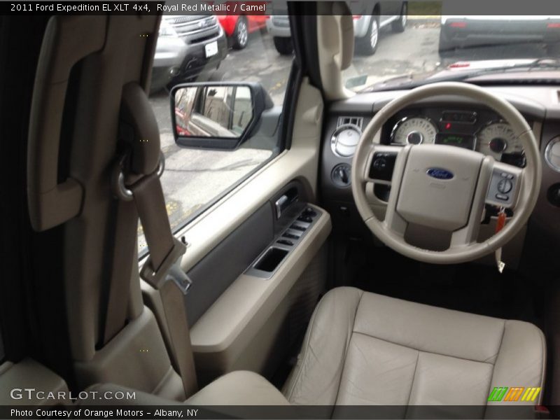Royal Red Metallic / Camel 2011 Ford Expedition EL XLT 4x4