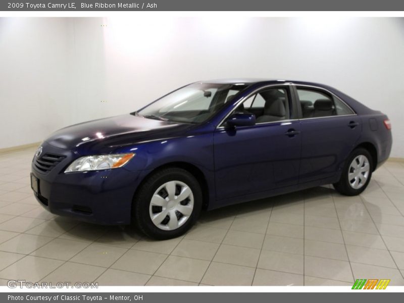 Blue Ribbon Metallic / Ash 2009 Toyota Camry LE