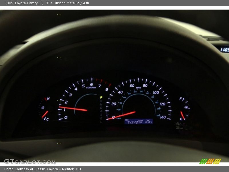 Blue Ribbon Metallic / Ash 2009 Toyota Camry LE