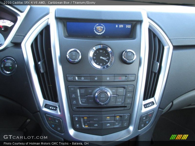 Caribbean Blue / Titanium/Ebony 2010 Cadillac SRX 4 V6 AWD