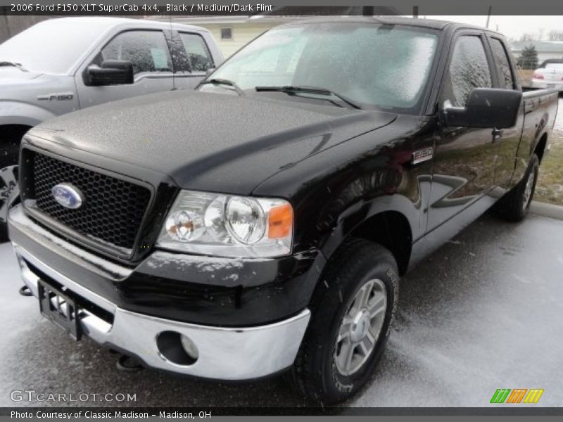 Black / Medium/Dark Flint 2006 Ford F150 XLT SuperCab 4x4